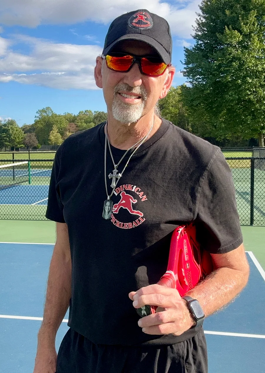 Coach David on the pickleball court