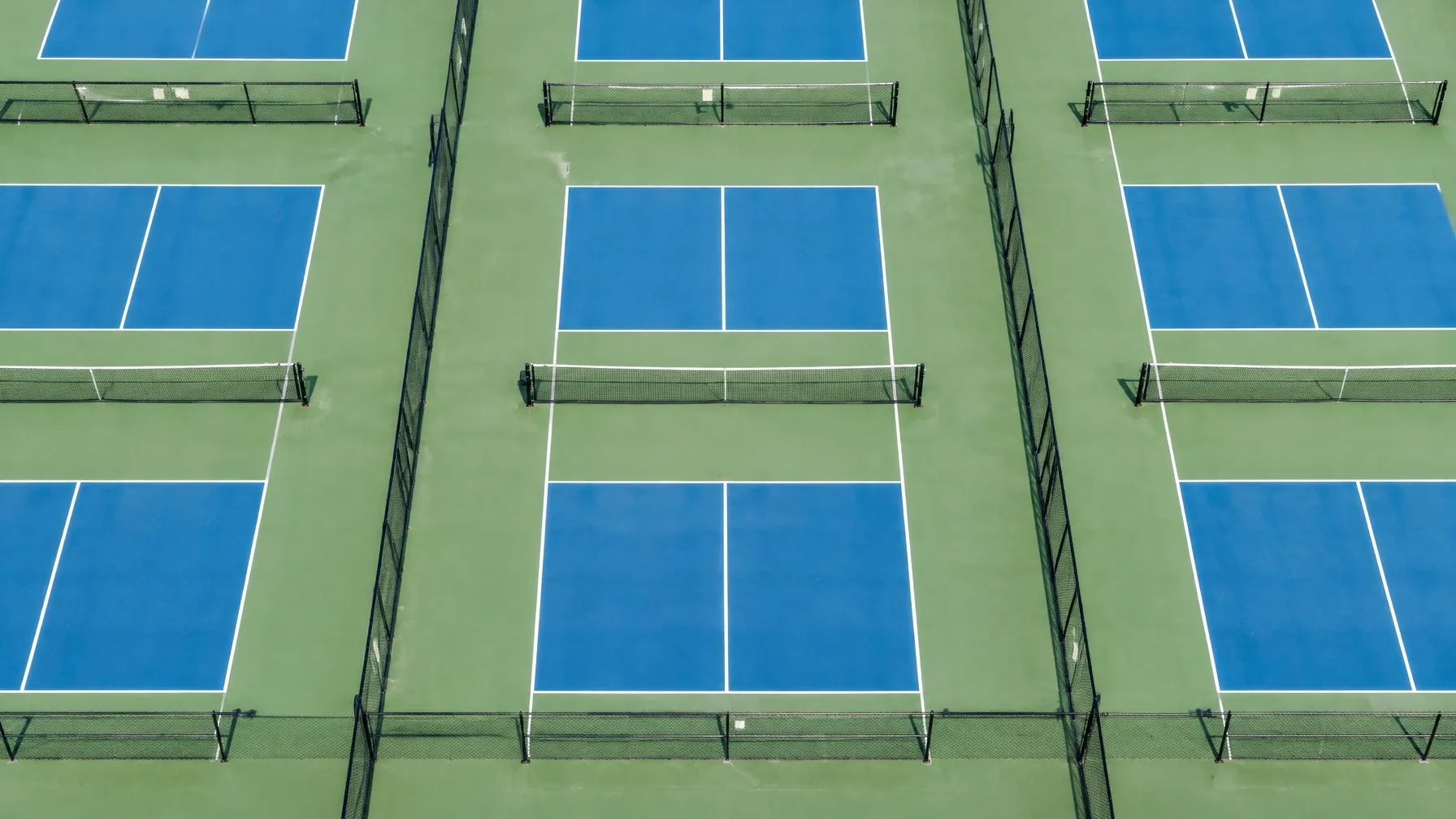 Pickleball courts ready for lessons