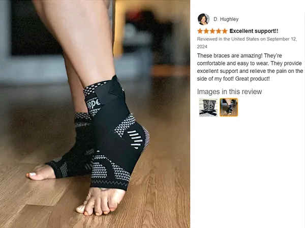 Copper Infused Ankle Brace