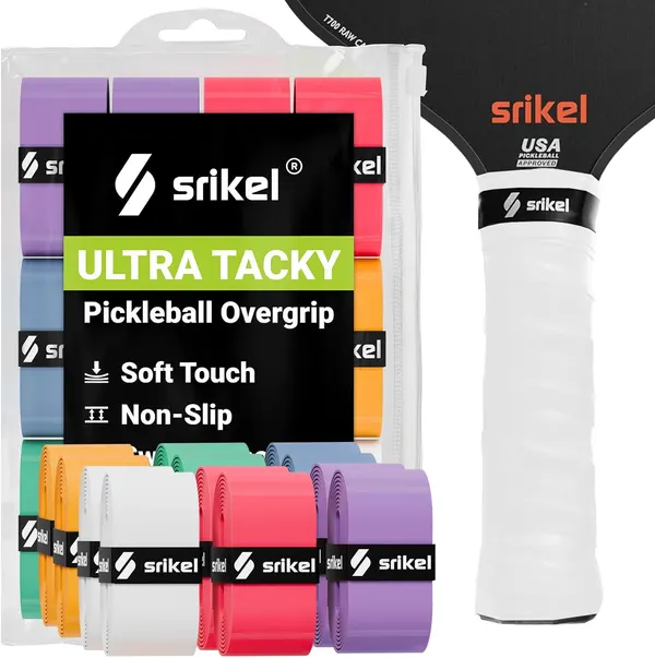 Pickleball Paddle Overgrip - Ultra Tacky & Non-Slip Soft Touch Pickleball Grip Tape