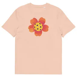 Pickleball Flower 2 Unisex Organic Cotton T-shirt copy
