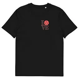 LOVE Pickleball (R) Unisex Organic Cotton T-shirt
