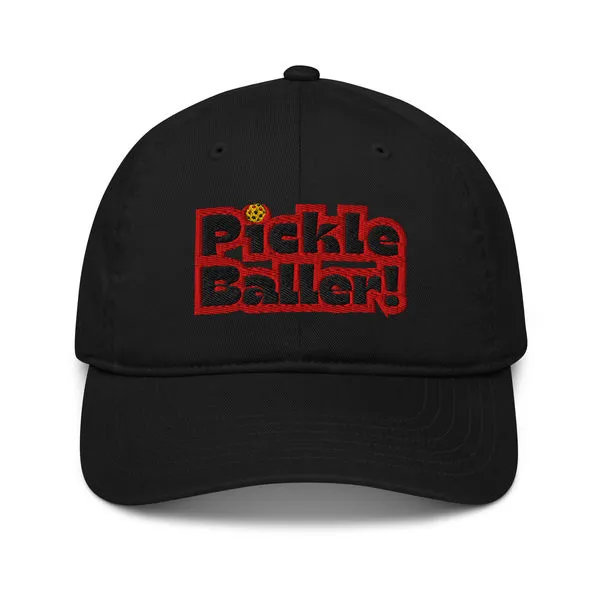 Pickle Baller! Organic dad hat